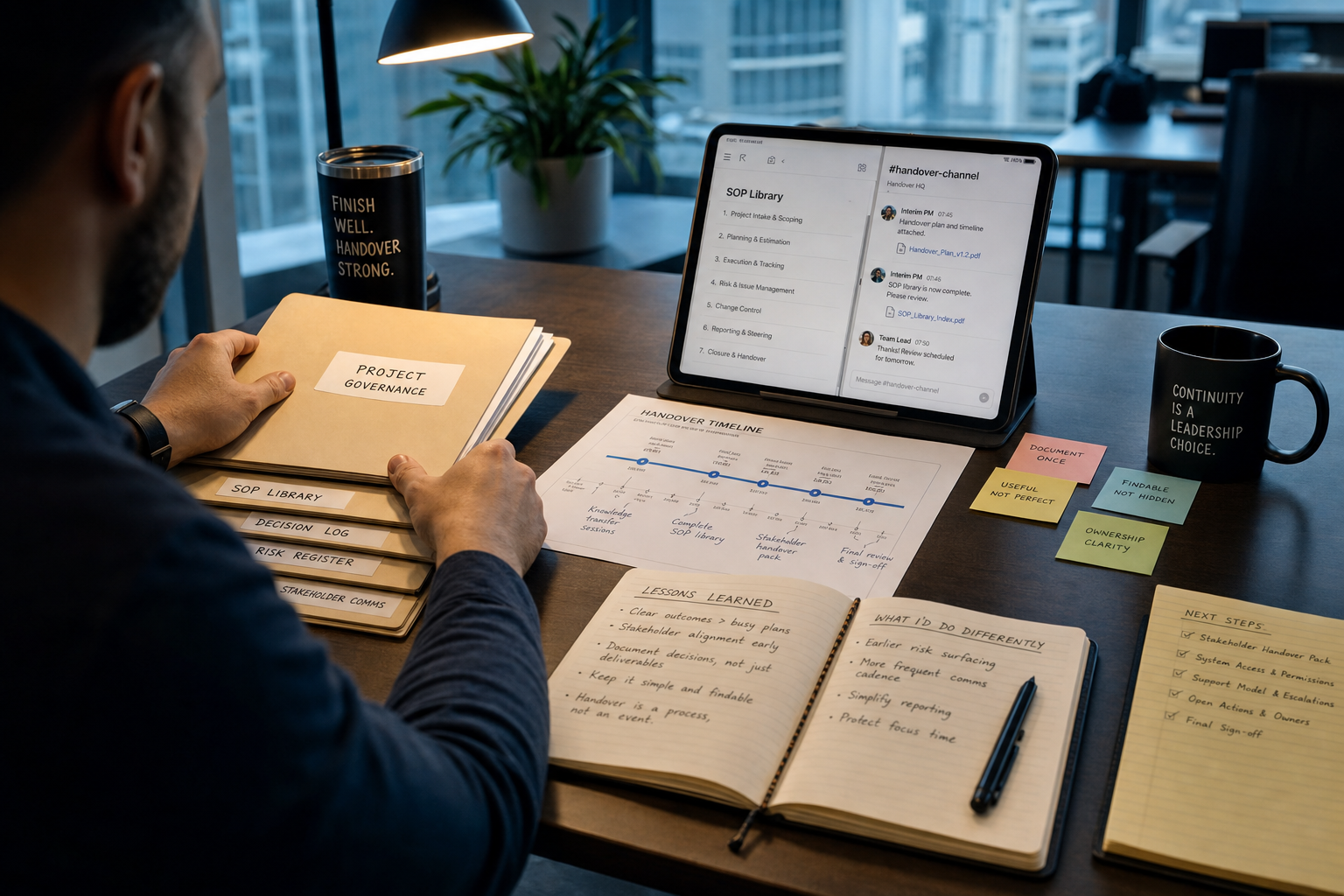Kennisbehoud en borging projectmanagement