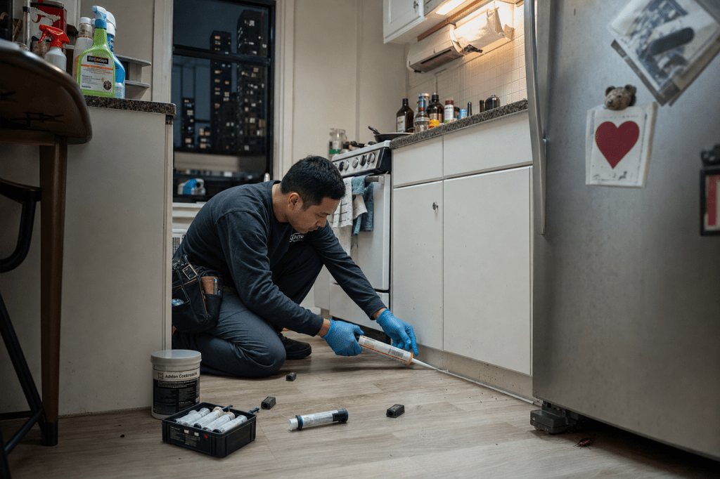 Hoe herken je een kakkerlakkenplaag in een appartement, en wat zijn de eerste effectieve stappen om die veilig te bestrijden?