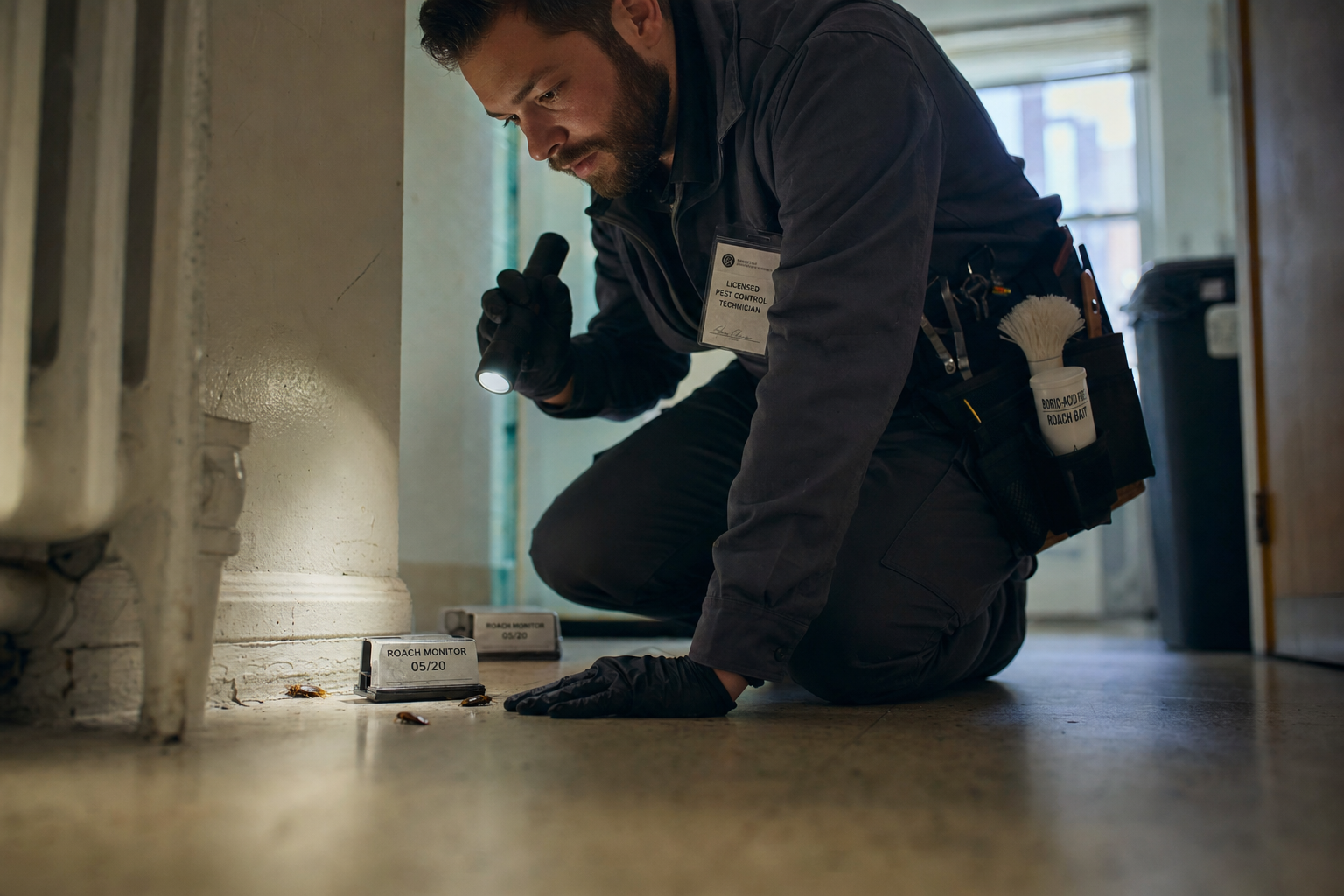 Effectieve bestrijding kakkerlakken appartement